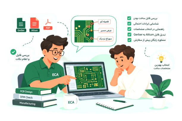 مشاوره فنی و بررسی فایل PCB