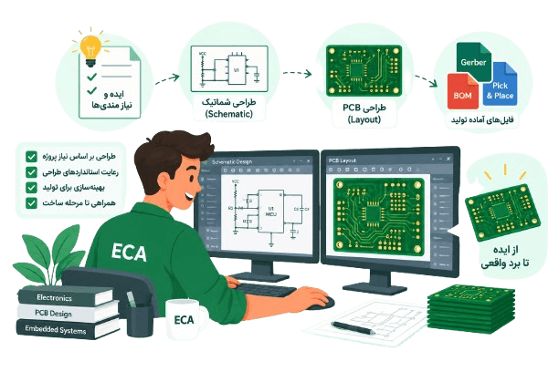 طراحی شماتیک و PCB